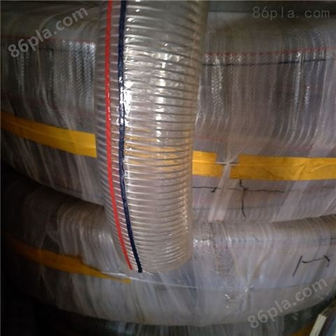 透明钢丝PVC管 耐磨PVC管 钢丝螺旋PVC管