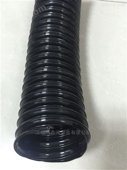 吸尘软管 工业设备通风使用黑色通风管