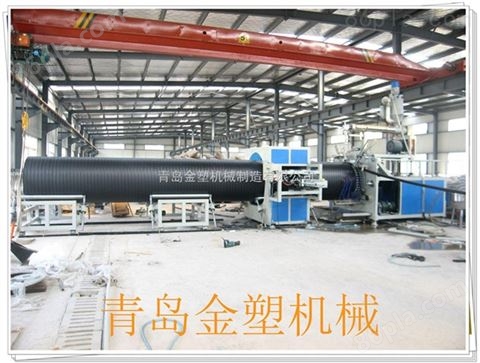 塑料管材生产厂家 HDPE中空缠绕管设备